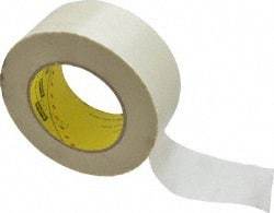 3M - 60 Yd Long x 2" Wide, Series 361, White Silicone Glass Cloth Tape - 7.5 mil Thick, 182 Lb/In Tensile Strength - A1 Tooling