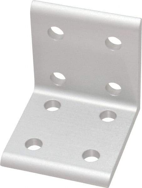 80/20 Inc. - 1-7/8" Wide, 2" High, Open Shelving Polymer Shelf - Aluminum, 2" Deep, Use with Series 10 & Bolt Kit 3393 - A1 Tooling