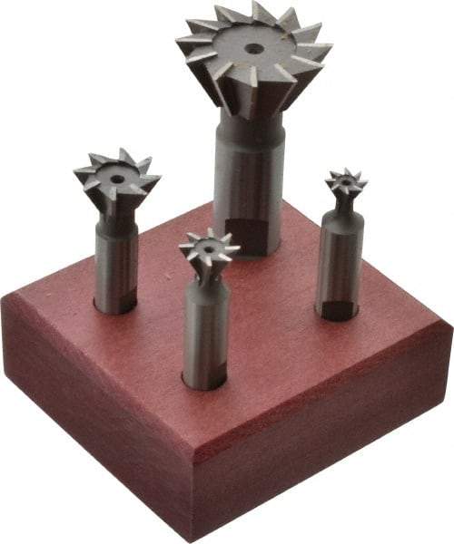 Value Collection - Dovetail Cutter Sets Included Angle: 60 Minimum Cutting Diameter (Inch): 3/8 - A1 Tooling