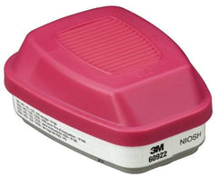 3M - White and Magenta P100 Cartridge and Filter Combination - Series 6000, Protects Against Acid Gas - A1 Tooling