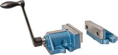 Bison - 6" Jaw Width, Horizontal Stationary Machine Vise - Manual Operation, 1 Station, 3" Deep, 8,990 Lb Max Clamp Force - A1 Tooling