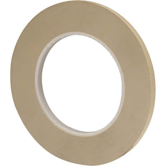 Masking Tape: 72 mm Wide, 55 m Long, 8 mil Thick, Tan Paper, Rubber Adhesive, 30 lb/in Tensile Strength