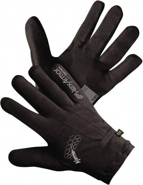 HexArmor - Size S (7), ANSI Cut Lvl A9, Puncture Lvl 4, Spandex/SuperFabric Cut Resistant Gloves - 9.05" Long, SuperFabric Lining, Elastic Cuff, Black, Paired - A1 Tooling