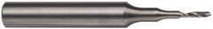 Accupro - 10mm Cutting Diam x 30mm Length of Cut, 1 Flute, Upcut Spiral Router Bit - Uncoated, Right Hand Cut, Solid Carbide, 76mm OAL x 10mm Shank Diam, Single Edge, 21° Helix Angle - A1 Tooling