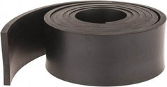 Made in USA - 1/4" Thick x 2" Wide x 60" Long, Neoprene Rubber Strip - Stock Length, 70 Shore A Durometer, 1,000 to 1,200 psi Tensile Strength, -40 to 212°F, Black - A1 Tooling