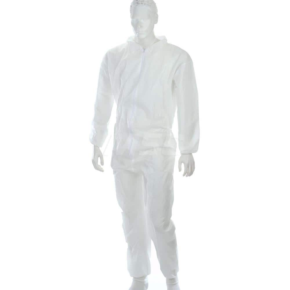 PRO-SAFE - Pack of (25), Size M SMS Chemical Resistant Coveralls - A1 Tooling