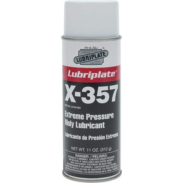 Lubriplate - 11 oz Aerosol Lithium Extreme Pressure Grease - Black, Extreme Pressure, 250°F Max Temp, NLGIG 1, - A1 Tooling