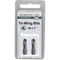 Tri-Wing Insert Bit #1 × 25mm (2 Bit Pack) - A1 Tooling