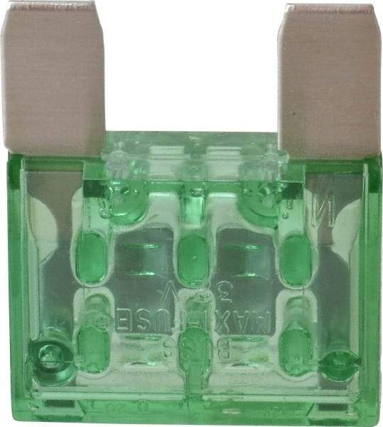 Cooper Bussmann - 30 Amp, 32 VDC, Bussmann MAX-30, Fast Acting Automotive Fuse - 1.35" Long, Green, Littlefuse MAX30, Ferraz Shawmut AF3-30 - A1 Tooling