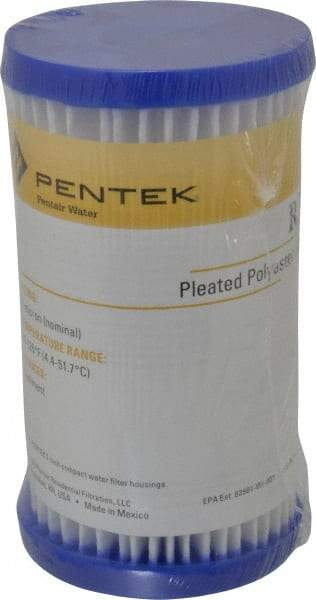 Pentair - 2-5/8" OD, 30µ, Non-Woven Polyester Pleated Cartridge Filter - 4-7/8" Long, Reduces Sediments - A1 Tooling