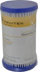 Pentair - 2-5/8" OD, 30µ, Non-Woven Polyester Pleated Cartridge Filter - 4-7/8" Long, Reduces Sediments - A1 Tooling