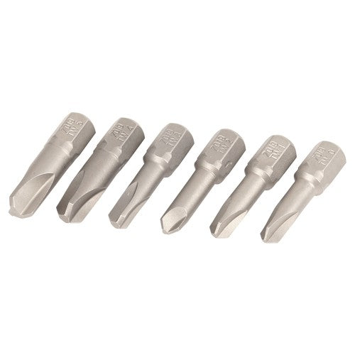 Tri-Wing Insert Bit #0, 1, 2, 3, 4, 5 × 25mm (6 Bit Pack) - A1 Tooling