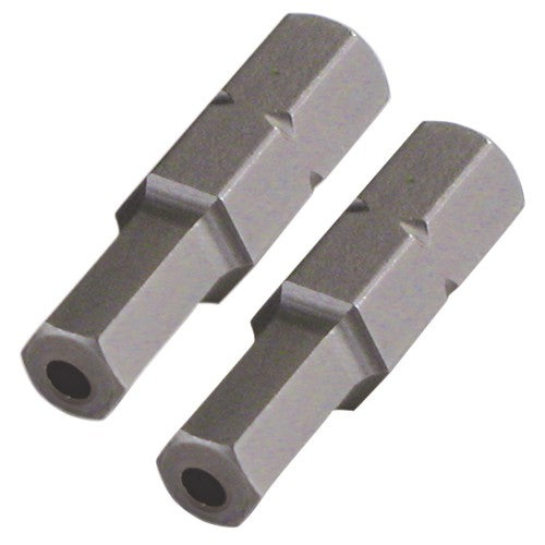 Security Hex Insert Bit 1/4″ × 25mm (2 Bit Pack) - A1 Tooling