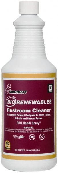 Ability One - Bathroom, Tile & Toilet Bowl Cleaners; Type: Cleaner ; Application: Bathroom ; Form: Liquid ; Container Size: 32 oz. ; Container Type: Bottle - Exact Industrial Supply