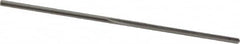 Made in USA - 0.0385" High Speed Steel 3 Flute Chucking Reamer - Straight Flute, 0.038" Straight Shank, 1/2" Flute Length, 1-1/2" OAL - A1 Tooling