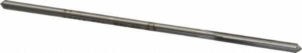 Made in USA - 0.132" High Speed Steel 4 Flute Chucking Reamer - Straight Flute, 0.119" Straight Shank, 7/8" Flute Length, 3-1/2" OAL - A1 Tooling