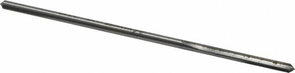 Made in USA - 0.134" High Speed Steel 4 Flute Chucking Reamer - Straight Flute, 0.119" Straight Shank, 7/8" Flute Length, 3-1/2" OAL - A1 Tooling