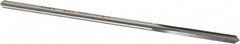 Made in USA - 0.1395" High Speed Steel 4 Flute Chucking Reamer - Straight Flute, 0.135" Straight Shank, 1" Flute Length, 4" OAL - A1 Tooling