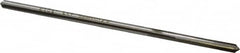 Made in USA - 0.1515" High Speed Steel 4 Flute Chucking Reamer - Straight Flute, 0.143" Straight Shank, 1" Flute Length, 4" OAL - A1 Tooling