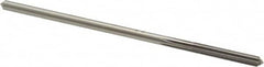 Made in USA - 5/32" High Speed Steel 4 Flute Chucking Reamer - Straight Flute, 0.151" Straight Shank, 1" Flute Length, 4" OAL - A1 Tooling