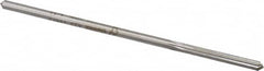 Made in USA - 0.1615" High Speed Steel 6 Flute Chucking Reamer - Straight Flute, 0.153" Straight Shank, 1-1/8" Flute Length, 4-1/2" OAL - A1 Tooling