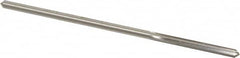 Made in USA - 0.164" High Speed Steel 6 Flute Chucking Reamer - Straight Flute, 0.153" Straight Shank, 1-1/8" Flute Length, 4-1/2" OAL - A1 Tooling