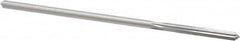 Made in USA - 0.1645" High Speed Steel 6 Flute Chucking Reamer - Straight Flute, 0.153" Straight Shank, 1-1/8" Flute Length, 4-1/2" OAL - A1 Tooling