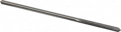 Made in USA - 0.165" High Speed Steel 6 Flute Chucking Reamer - Straight Flute, 0.153" Straight Shank, 1-1/8" Flute Length, 4-1/2" OAL - A1 Tooling