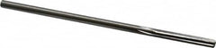 Made in USA - 0.192" High Speed Steel 6 Flute Chucking Reamer - Straight Flute, 0.186" Straight Shank, 1-1/4" Flute Length, 5" OAL - A1 Tooling