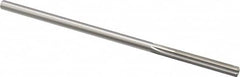 Made in USA - 0.2035" High Speed Steel 6 Flute Chucking Reamer - Straight Flute, 0.1945" Straight Shank, 1-1/4" Flute Length, 5" OAL - A1 Tooling