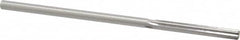 Made in USA - 0.2045" High Speed Steel 6 Flute Chucking Reamer - Straight Flute, 0.1945" Straight Shank, 1-1/4" Flute Length, 5" OAL - A1 Tooling