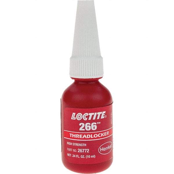 Loctite - 10 mL, Red, High Strength Threadlocker - Series 266 - A1 Tooling