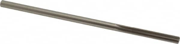 Made in USA - 0.2535" High Speed Steel 6 Flute Chucking Reamer - Straight Flute, 0.2405" Straight Shank, 1-1/2" Flute Length, 6" OAL - A1 Tooling