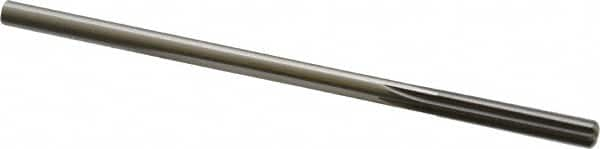 Made in USA - 0.256" High Speed Steel 6 Flute Chucking Reamer - Straight Flute, 0.2405" Straight Shank, 1-1/2" Flute Length, 6" OAL - A1 Tooling