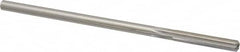 Made in USA - 0.2585" High Speed Steel 6 Flute Chucking Reamer - Straight Flute, 1/4" Straight Shank, 1-1/2" Flute Length, 6" OAL - A1 Tooling