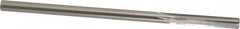 Made in USA - 9/32" High Speed Steel 6 Flute Chucking Reamer - Straight Flute, 1/4" Straight Shank, 1-1/2" Flute Length, 6" OAL - A1 Tooling