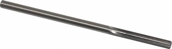 Made in USA - 0.285" High Speed Steel 6 Flute Chucking Reamer - Straight Flute, 1/4" Straight Shank, 1-1/2" Flute Length, 6" OAL - A1 Tooling