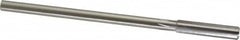 Made in USA - 0.34" High Speed Steel 6 Flute Chucking Reamer - Straight Flute, 0.2792" Straight Shank, 1-1/2" Flute Length, 6" OAL - A1 Tooling