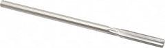 Made in USA - 0.352" High Speed Steel 6 Flute Chucking Reamer - Straight Flute, 0.3105" Straight Shank, 1-3/4" Flute Length, 7" OAL - A1 Tooling