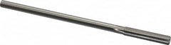 Made in USA - 0.359" High Speed Steel 6 Flute Chucking Reamer - Straight Flute, 0.3105" Straight Shank, 1-3/4" Flute Length, 7" OAL - A1 Tooling