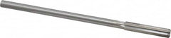 Made in USA - 0.37" High Speed Steel 6 Flute Chucking Reamer - Straight Flute, 0.3105" Straight Shank, 1-3/4" Flute Length, 7" OAL - A1 Tooling