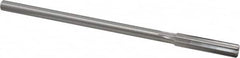 Made in USA - 0.384" High Speed Steel 6 Flute Chucking Reamer - Straight Flute, 0.3105" Straight Shank, 1-3/4" Flute Length, 7" OAL - A1 Tooling