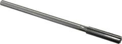 Made in USA - 0.402" High Speed Steel 6 Flute Chucking Reamer - Straight Flute, 0.3105" Straight Shank, 1-3/4" Flute Length, 7" OAL - A1 Tooling