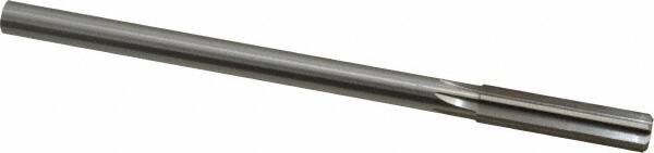 Made in USA - 0.428" High Speed Steel 6 Flute Chucking Reamer - Straight Flute, 0.373" Straight Shank, 1-3/4" Flute Length, 7" OAL - A1 Tooling