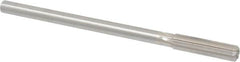 Made in USA - 0.442" High Speed Steel 6 Flute Chucking Reamer - Straight Flute, 0.373" Straight Shank, 1-3/4" Flute Length, 7" OAL - A1 Tooling