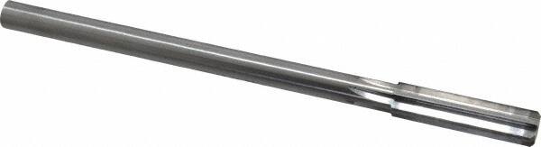 Made in USA - 0.451" High Speed Steel 6 Flute Chucking Reamer - Straight Flute, 0.373" Straight Shank, 1-3/4" Flute Length, 7" OAL - A1 Tooling