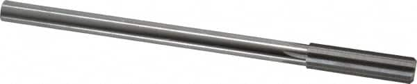 Made in USA - 0.461" High Speed Steel 6 Flute Chucking Reamer - Straight Flute, 0.373" Straight Shank, 1-3/4" Flute Length, 7" OAL - A1 Tooling