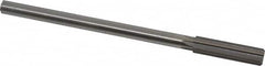 Made in USA - 0.464" High Speed Steel 6 Flute Chucking Reamer - Straight Flute, 0.373" Straight Shank, 1-3/4" Flute Length, 7" OAL - A1 Tooling