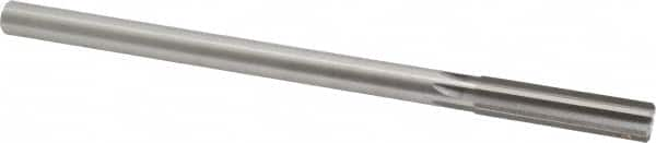 Made in USA - 0.476" High Speed Steel 6 Flute Chucking Reamer - Straight Flute, 0.4355" Straight Shank, 2" Flute Length, 8" OAL - A1 Tooling