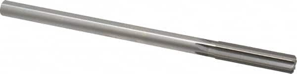 Made in USA - 0.477" High Speed Steel 6 Flute Chucking Reamer - Straight Flute, 0.4355" Straight Shank, 2" Flute Length, 8" OAL - A1 Tooling